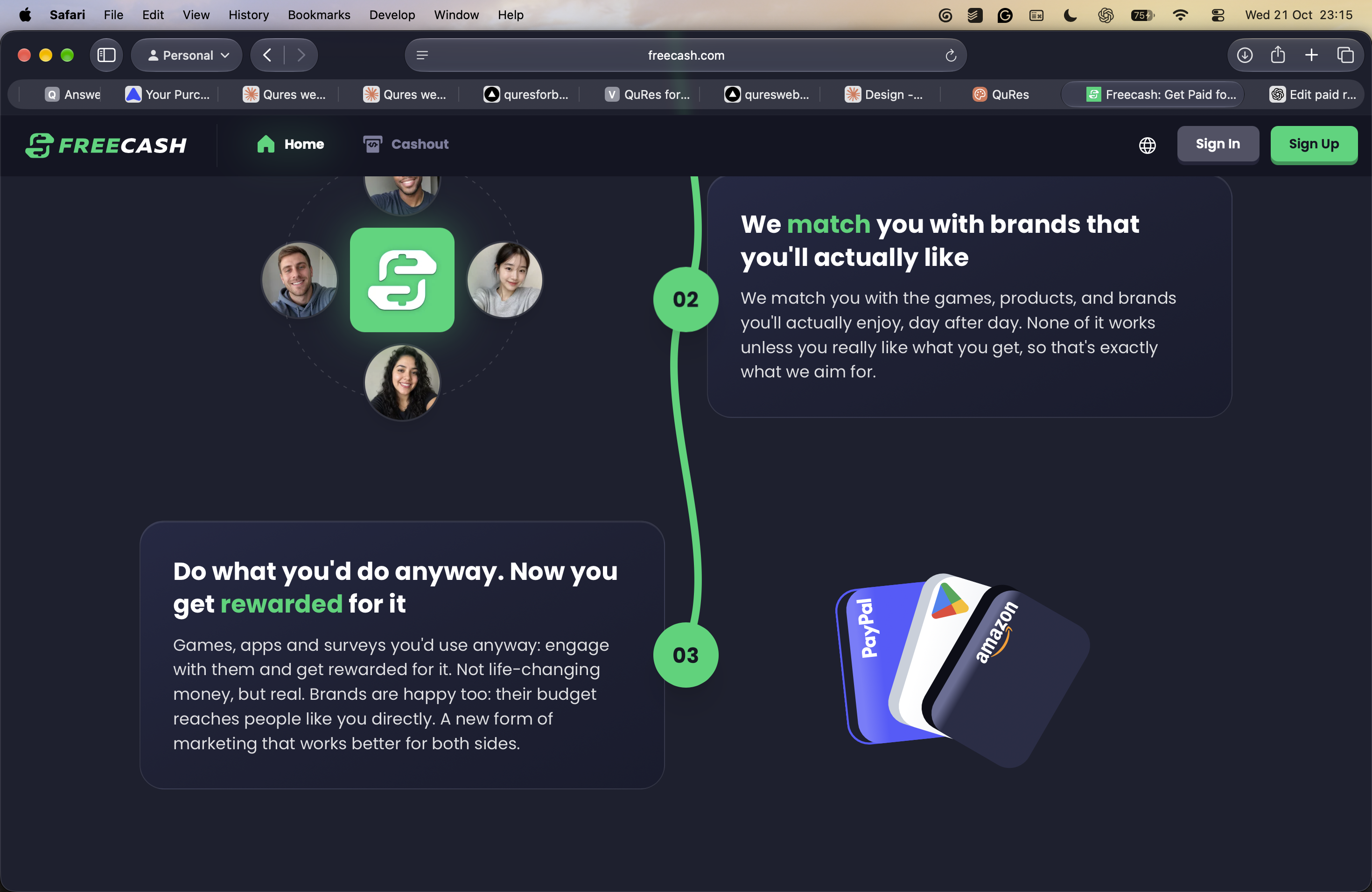 QuRes app preview